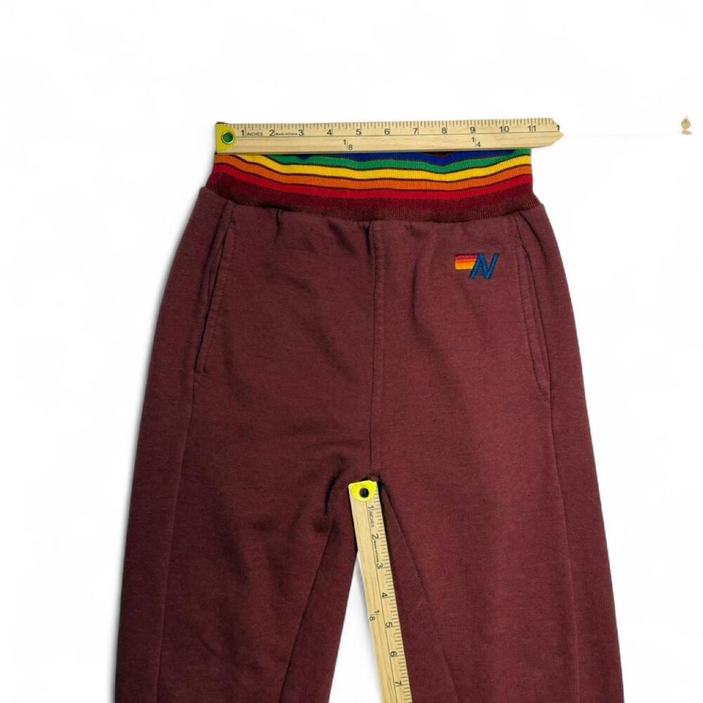 Aviator Nation Rainbow Striped Joggers - Sweatpants Size XS - Picture 7 of 8